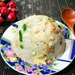 青蒜蚝油炒饭的做法[图]