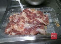 节瓜炒梅头肉的做法图解2