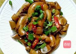 香辣仔肠的做法图解4