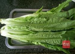 蚝油油麦菜的做法图解1