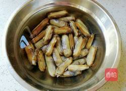 爆炒蛏子的做法图解1