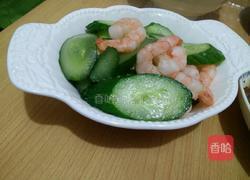 青瓜炒虾仁的做法图解4