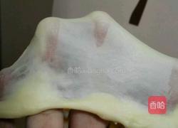 淡奶油豆沙面包的做法图解3