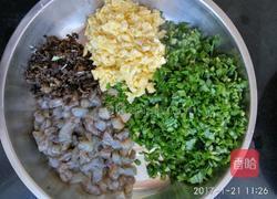 韭菜鸡蛋虾仁饺子的做法图解8