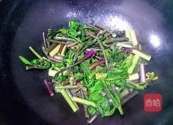 清炒红油菜苔的做法图解5
