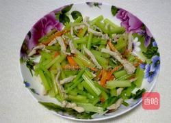 芹菜炒肉丝的做法图解11