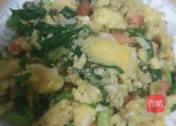 鸡蛋炒馍花的做法图解7