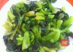 香茹扒油菜的做法图解3