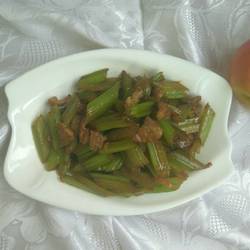 豆瓣酱芹菜肉片的做法[图]