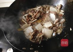 萝卜炖牛筋肉的做法图解8