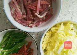 火腿炒意面的做法图解2