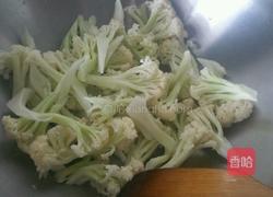 干煸有机菜花的做法图解2