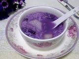 紫薯糯米山药粥的做法[图]