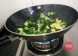 鸡蛋炒青菜的做法图解9