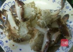 葱姜炒蟹的做法图解2