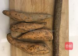 山药红薯茶巾绞的做法图解1