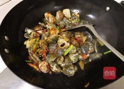 炒文蛤的做法图解5
