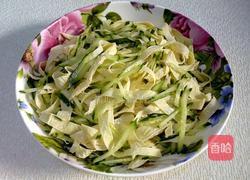 芝麻酱拌黄瓜豆皮的做法图解7