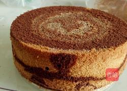 斑马纹戚风蛋糕的做法图解17