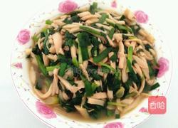 韭菜炒白灵菇的做法图解13