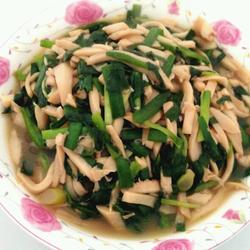 韭菜炒白灵菇的做法[图]