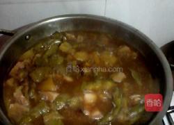 五花肉炖双豆(土豆豆角)的做法图解10