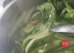 小白菜炒肉的做法图解6