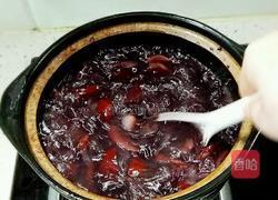 百合黑米养生粥的做法图解5