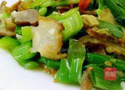 蒜炒腊肉的做法图解8