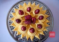 富贵花开枣花馍（馒头）的做法图解19