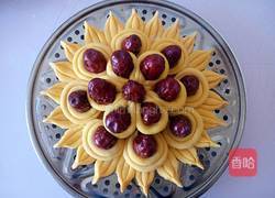 富贵花开枣花馍（馒头）的做法图解26