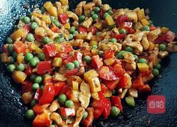 五彩鸡丁的做法图解8