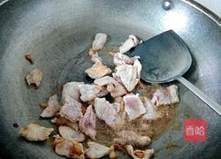 扁豆烧肉的做法图解4