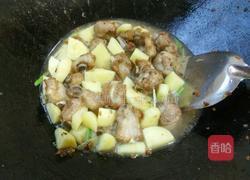 土豆燒排骨的做法圖解7