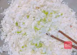 Illustration of how to make cabbage and pork dumplings 5