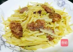 腊肠土豆丝的做法图解10