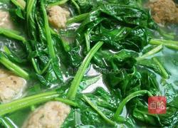 菠菜丸子汤的做法图解6