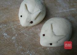 玉兔豆沙包的做法图解13