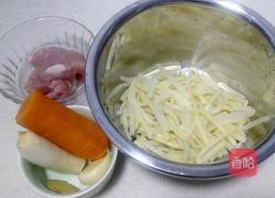 笋丝炒肉丝的做法图解1