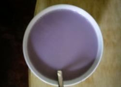 紫薯豆浆糖水