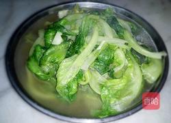 小炒生菜的做法图解4