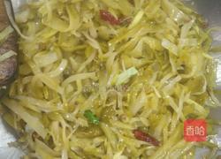 咸菜小炒的做法图解4