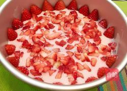 草莓酸奶慕斯蛋糕(八寸)的做法图解16