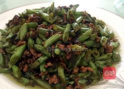 肉沫榄菜四季豆的做法图解7