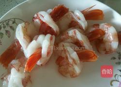 蒜蓉粉丝蒸虾球的做法图解3