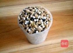 黑芝麻杂粮米糊的做法图解2