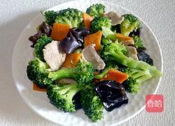 西兰花炒肉的做法图解13