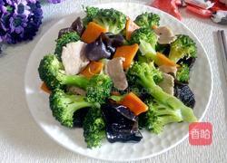 西兰花炒肉的做法图解14