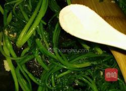 素炒菜心的做法图解7