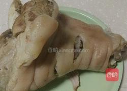 红焖四季发财肘子的做法图解4